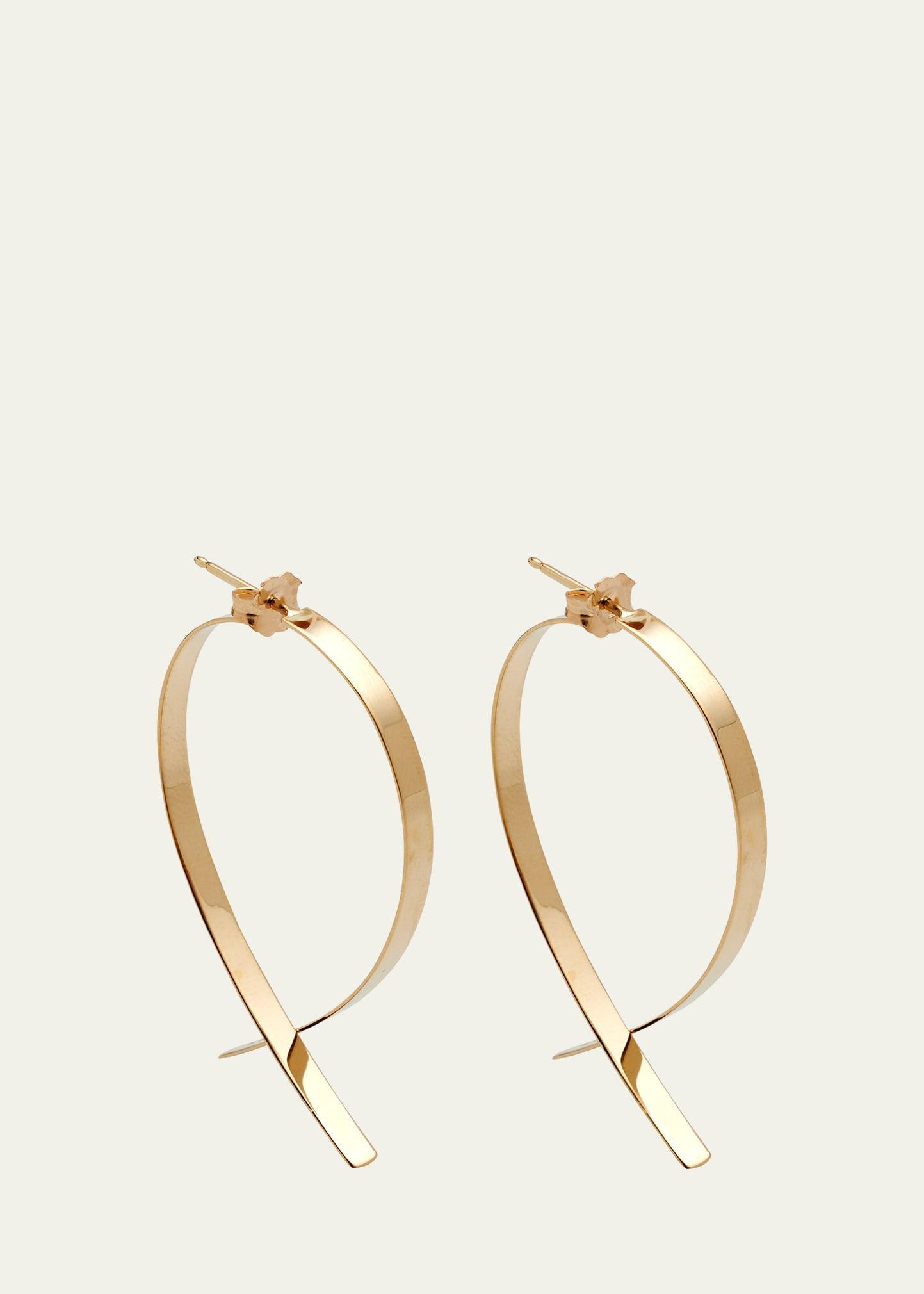 Lana Up Down Hoop Earrings Product Image