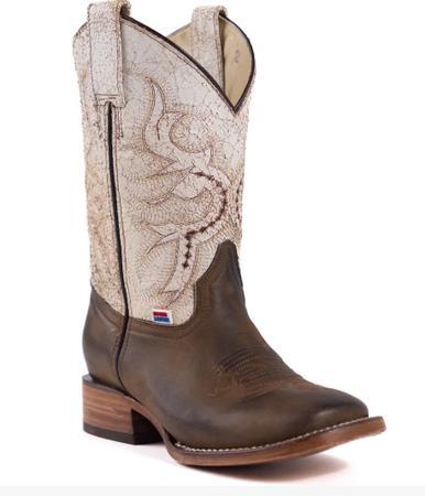 SALE Rockin Leather® Ladies' Crazy Trigo Square Toe Western Boots Product Image