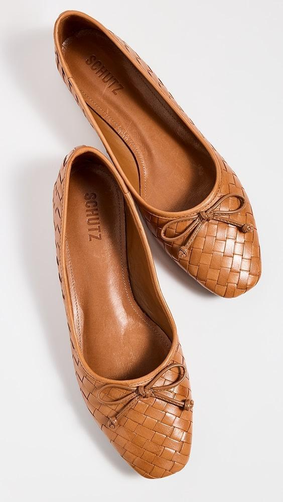 Schutz Arissa Woven Ballet Flats | Shopbop Product Image