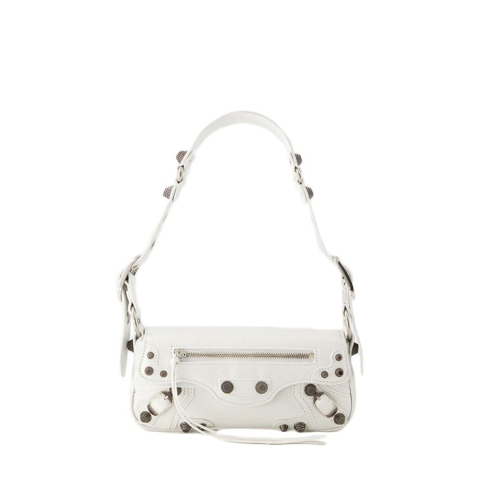 BALENCIAGA Le Cagole Sling Xs Shoulder Bag -  - Leather - Optic White Product Image