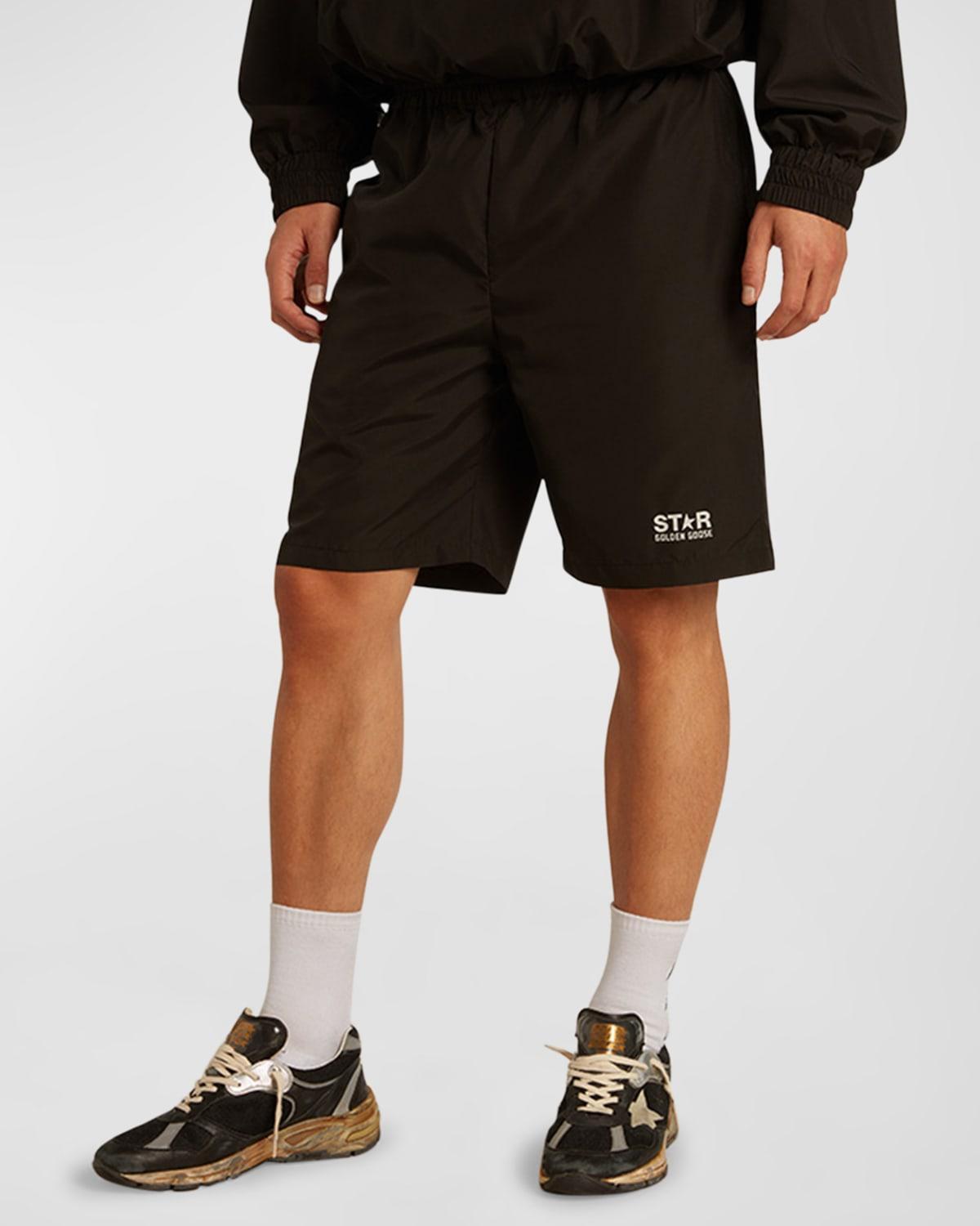 Golden Goose Diego Star Logo Wide Leg Shorts Product Image