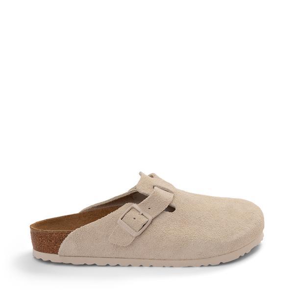 Birkenstock Mens Boston Soft Footbed Suede Leather Clogs from Finish Line Product Image