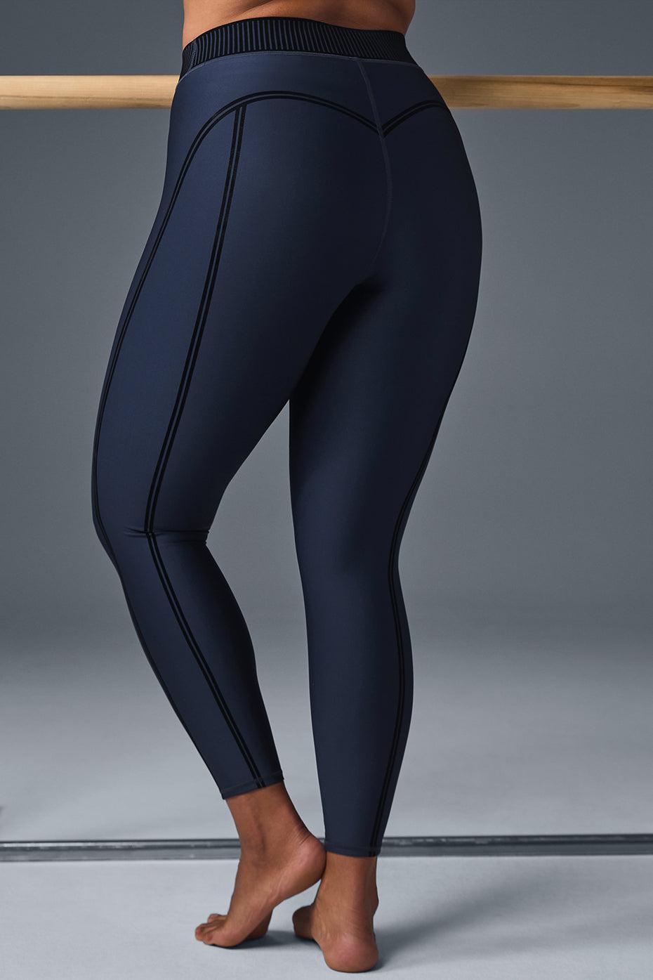 Airlift High-Waist 7/8 Line Up Legging - Navy Female Product Image