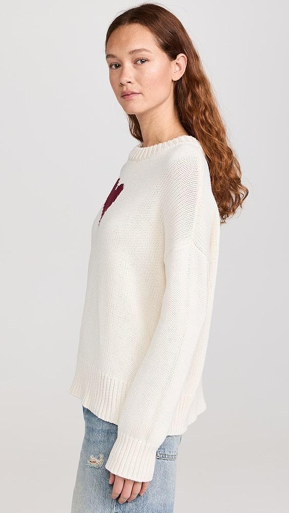 Kerri Rosenthal Lovey Heart Sweater | Shopbop Product Image