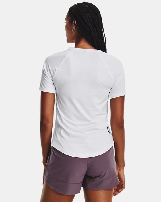 Women's UA RUSH™ Mesh Short Sleeve Product Image