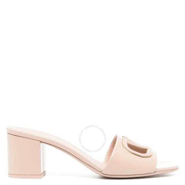 Cut-out Vlogo Sandals In Yellow/pink Product Image