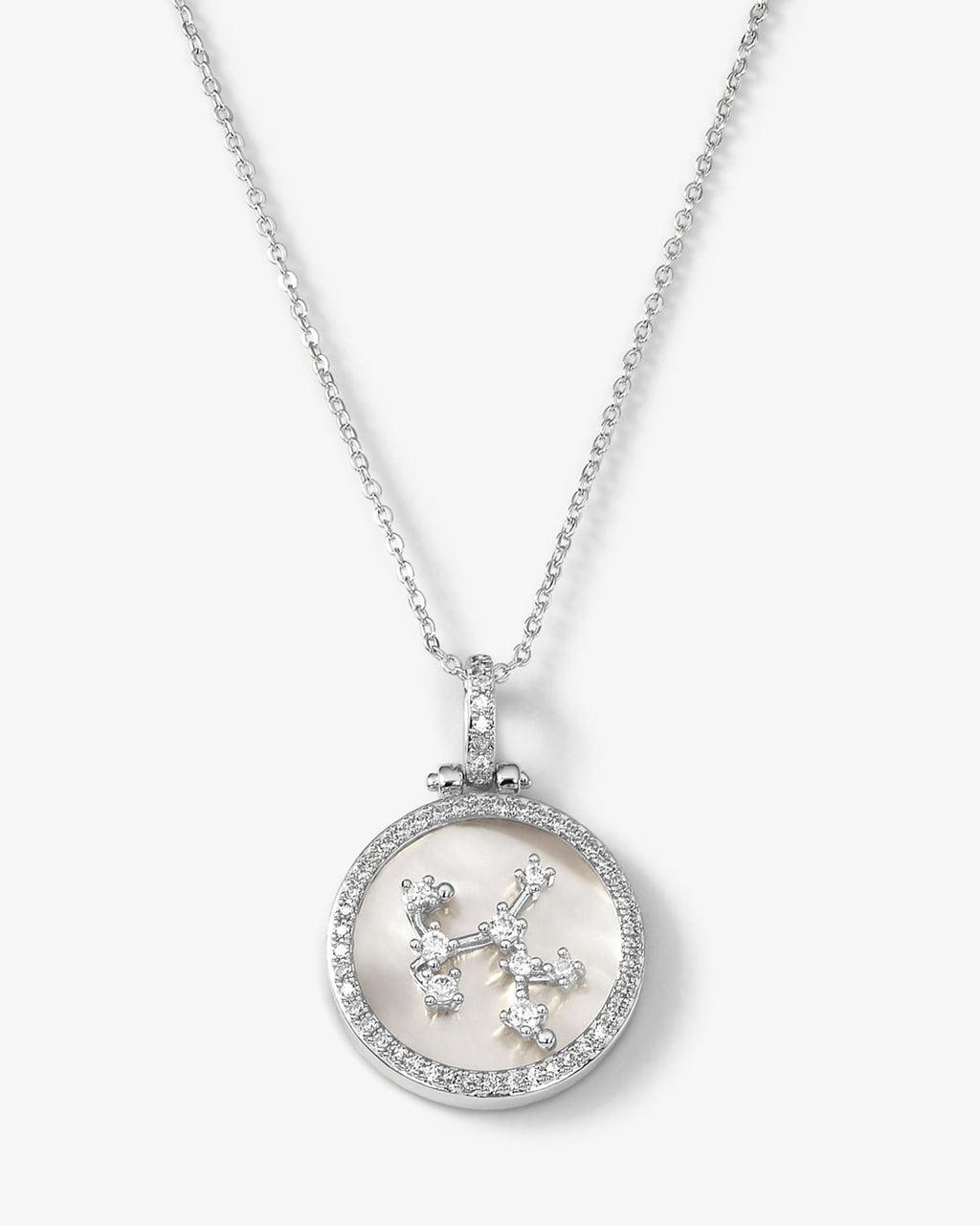 Zodiac Constellation Necklace - Silver Product Image