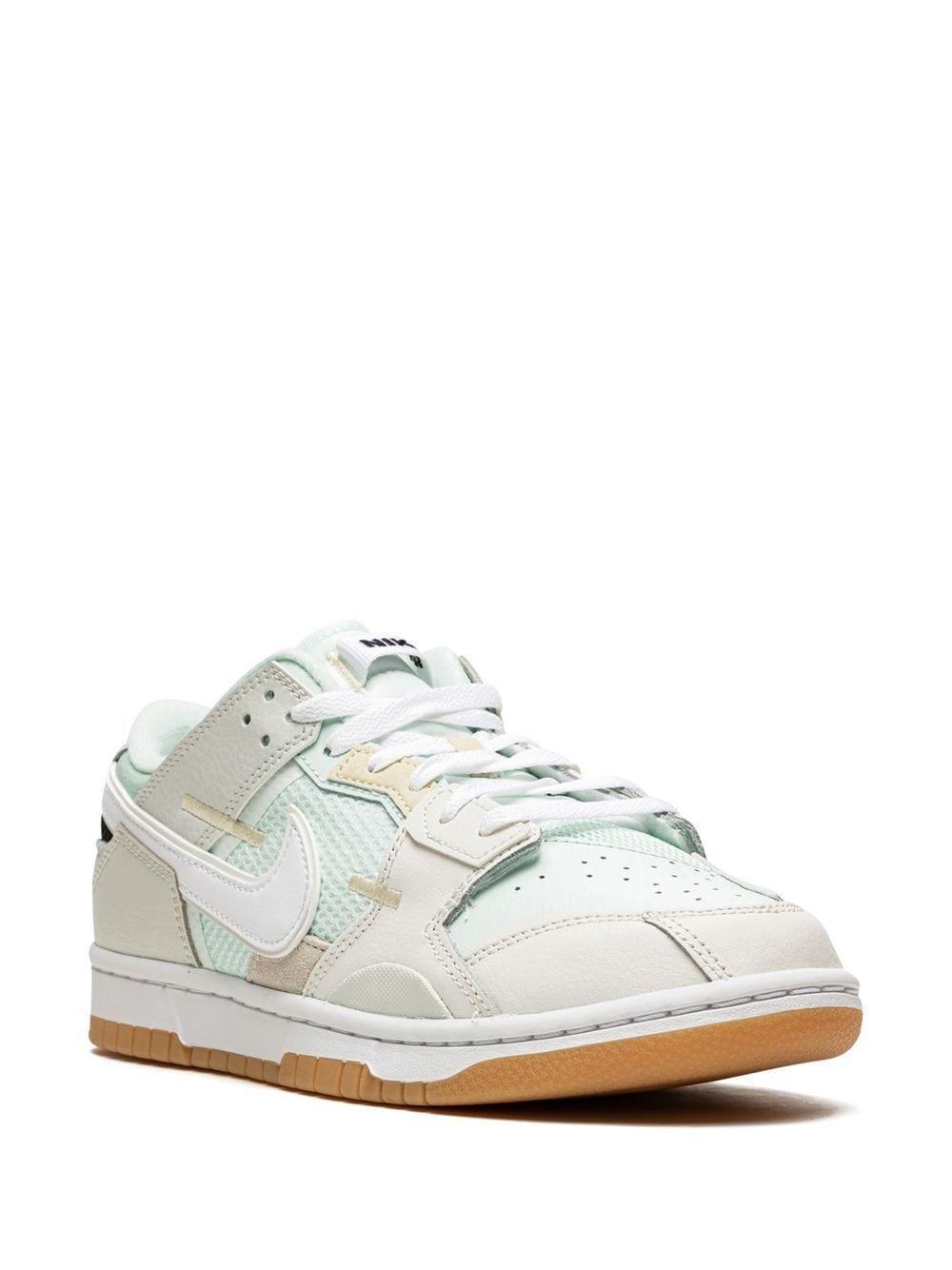 Dunk Low Scrap "sea Glass" Sneakers In White Product Image