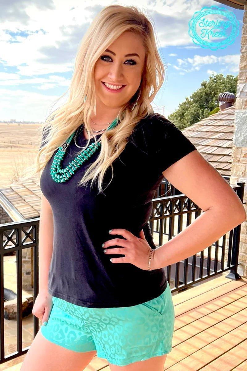 Color Me Turquoise Shorts* Product Image