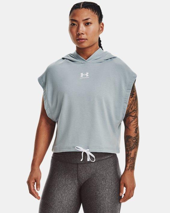 Women's UA Rival Terry Short Sleeve Hoodie Product Image