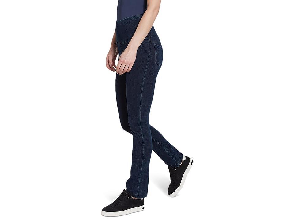 Lyss High Waist Straight Leg Stretch Denim Jeans Product Image