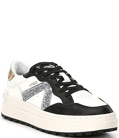 Schutz St Bold Leather Sneakers Product Image