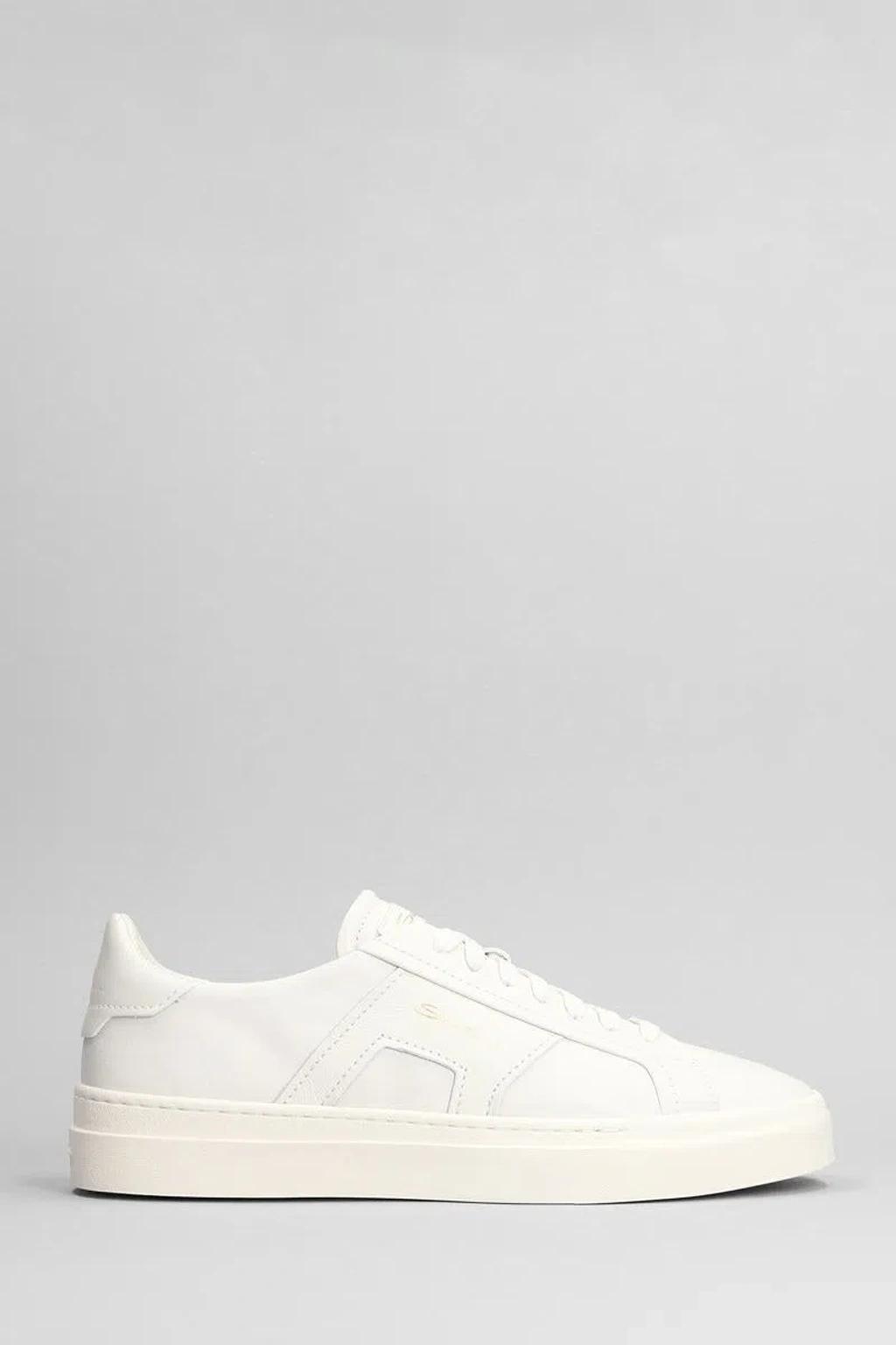 SANTONI Sneakers In White Product Image