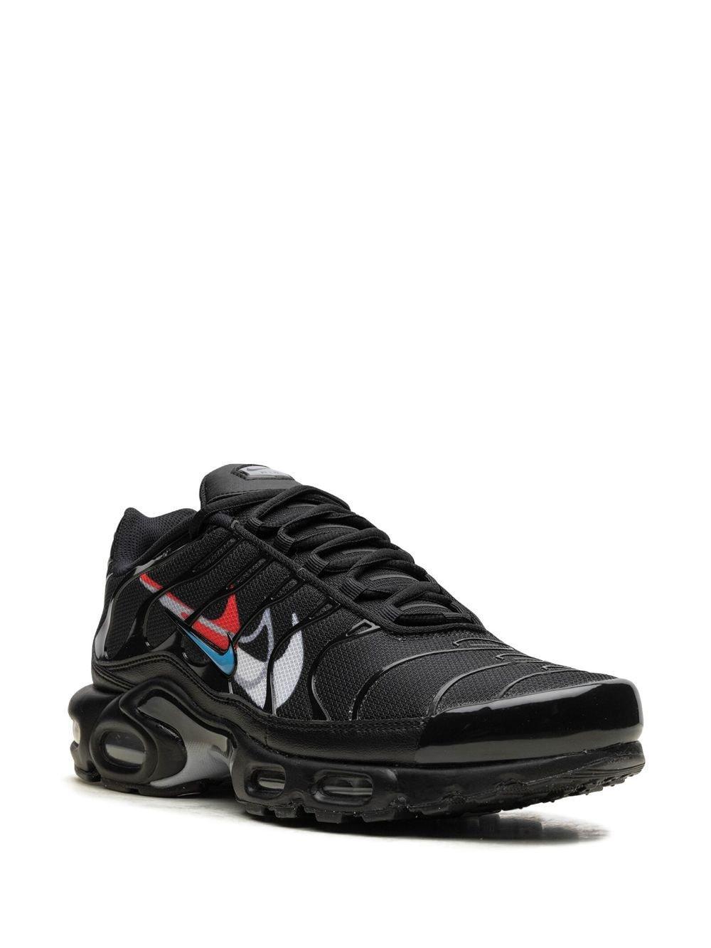 Air Max Plus "multi Swoosh Black/bright Crimson" Sneakers Product Image