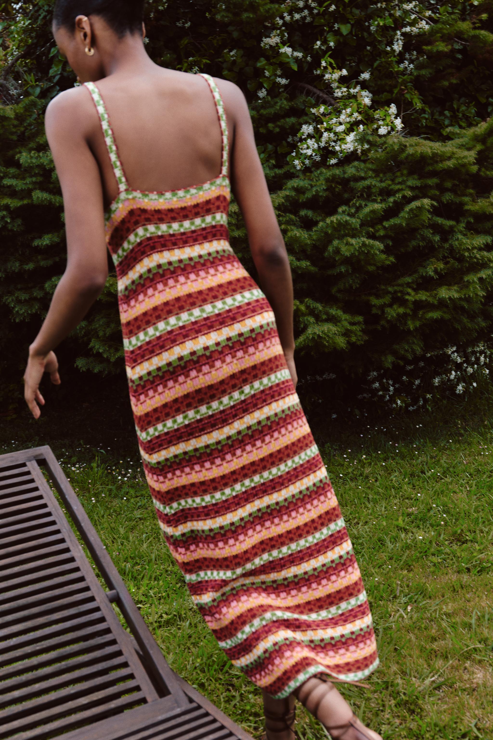 STRAPPY CROCHET DRESS Product Image