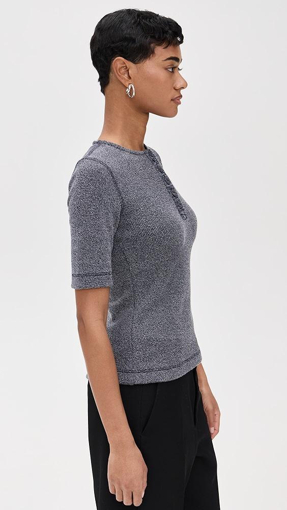 Proenza Schouler White Label Jacqueline Shirt in Boucle Rib | Shopbop Product Image