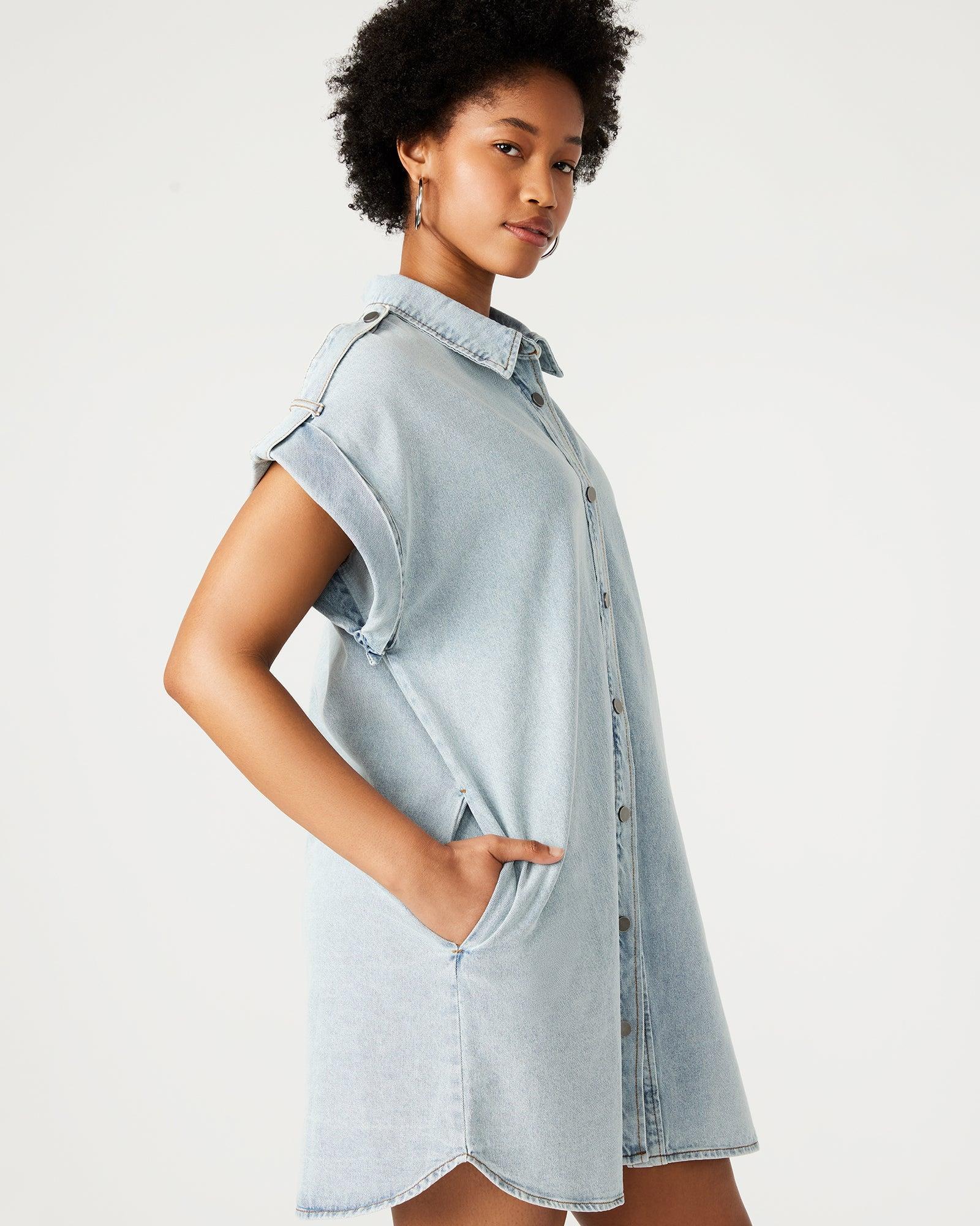 ILARA DENIM DRESS Female Product Image