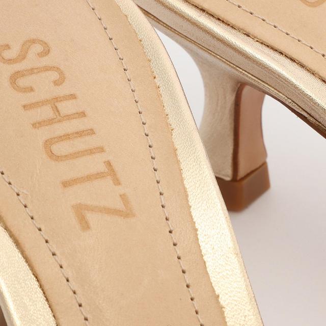 Spring 22 Dethalia Metallic Leather Sandal - 10.5 Platina Gold Metallic Leather Product Image