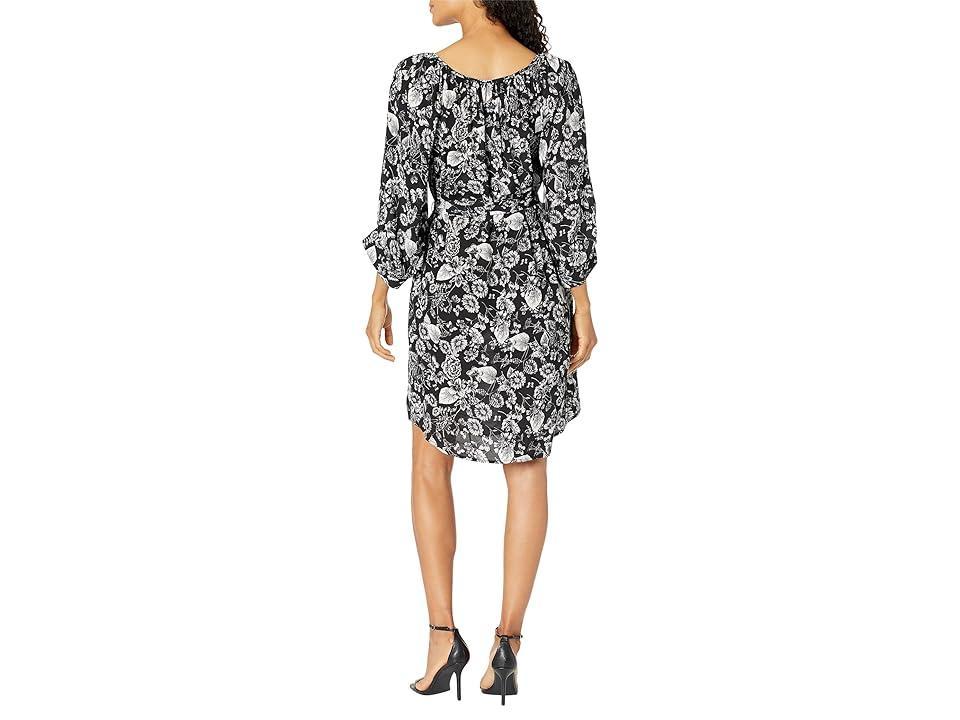 Karen Kane Blouson Sleeve Dress (Print) Women's Dress Product Image