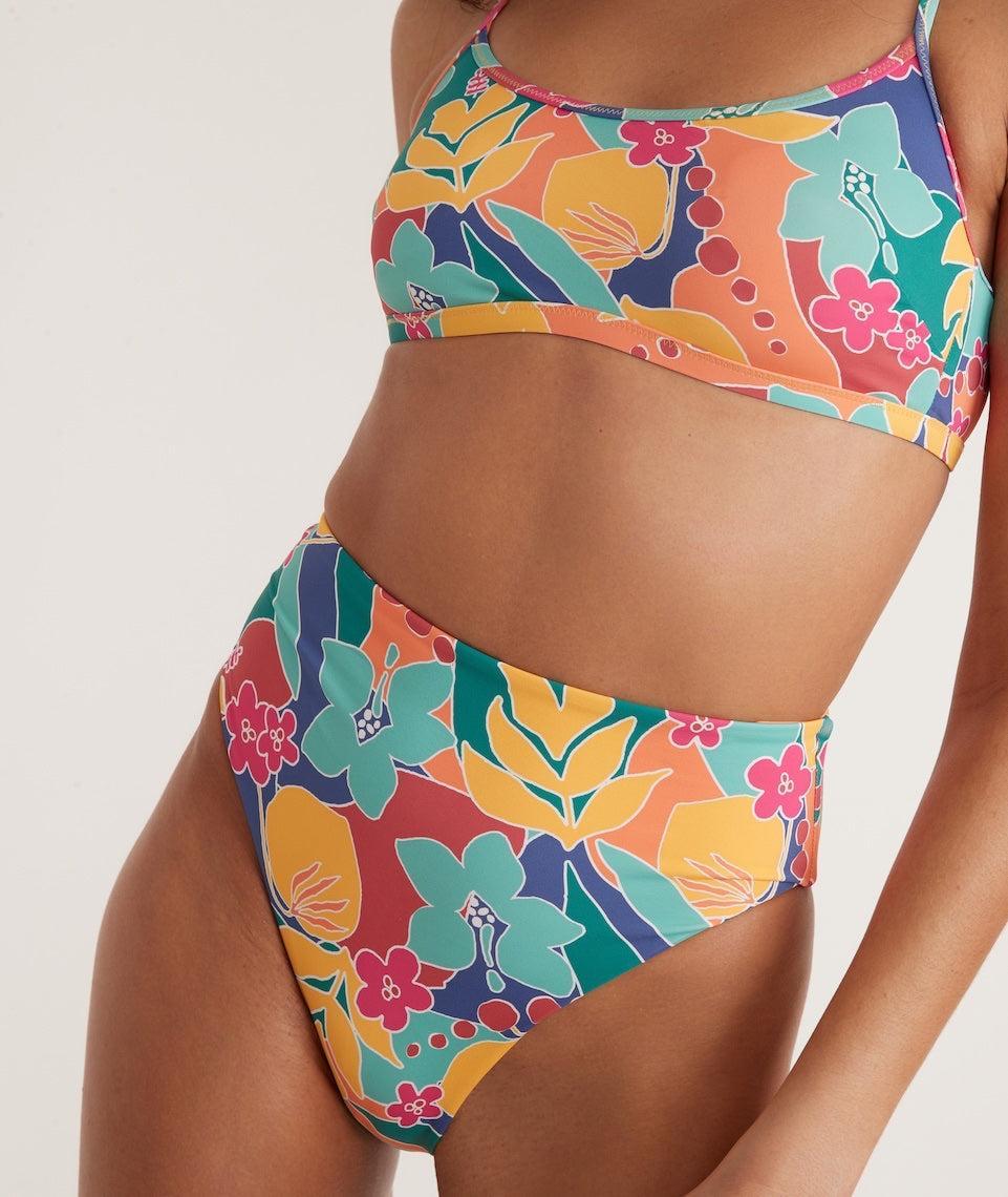 Full Cut Bikini Bottom in Hibiscus Floral Product Image