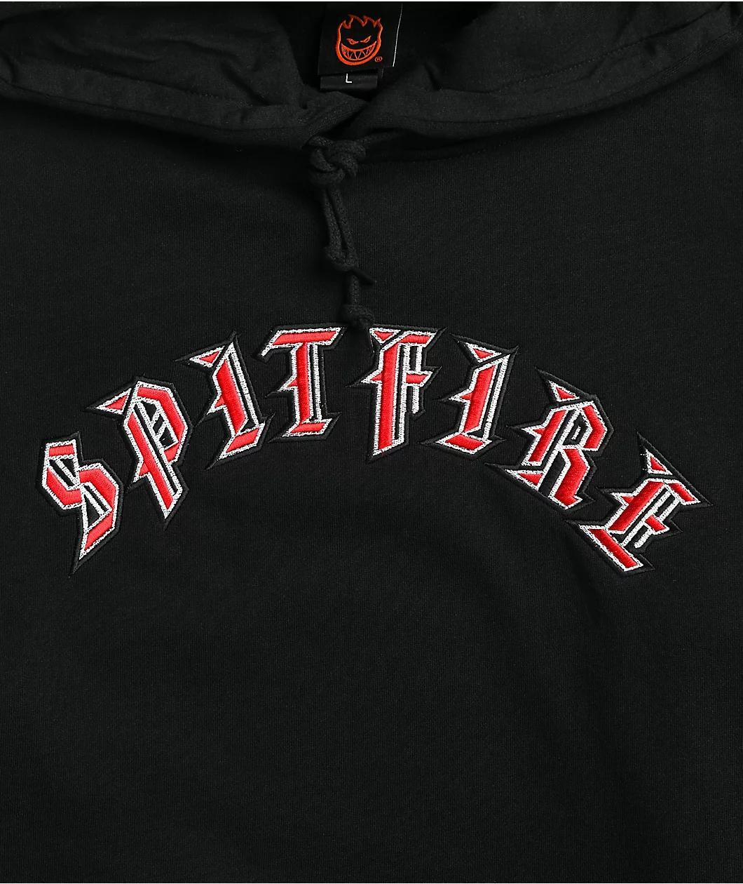 Spitfire Old English Black Hoodie Product Image