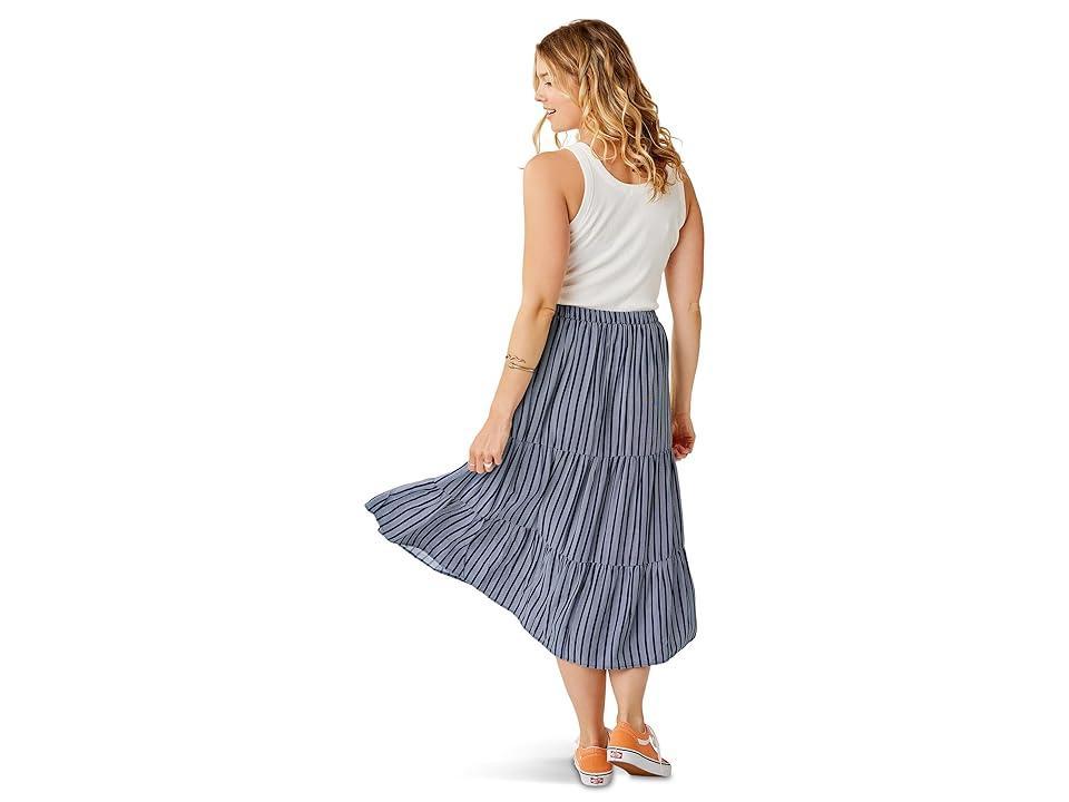 Carve Designs Grace Skirt (Navy Stripe) Women's Skirt product image