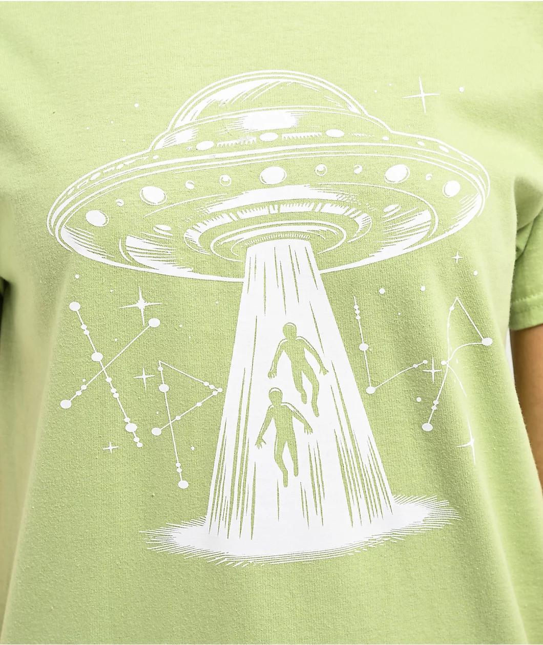 XPLR UFO Pistachio T-Shirt Product Image