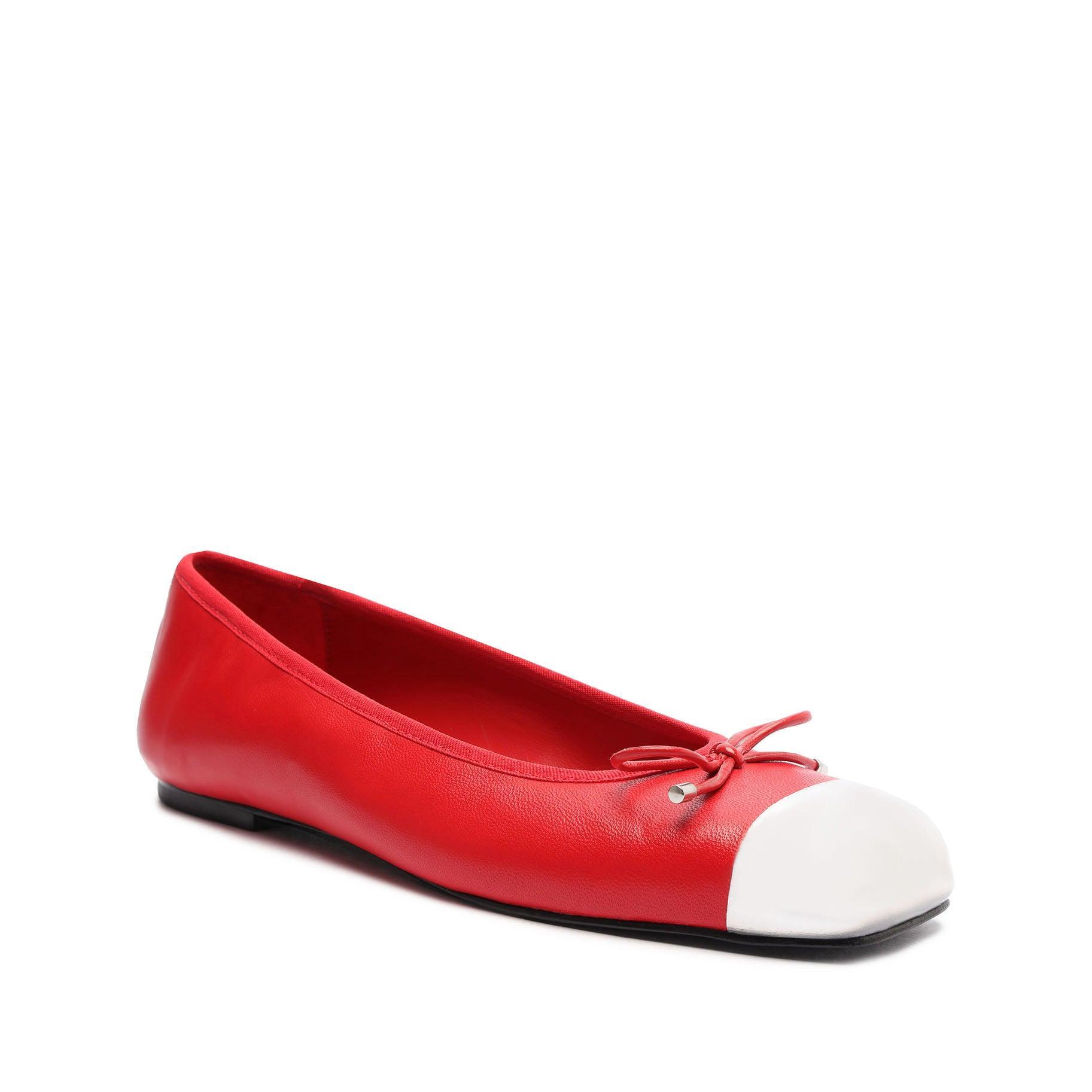 Sae Cap Toe Leather Flat Female Product Image