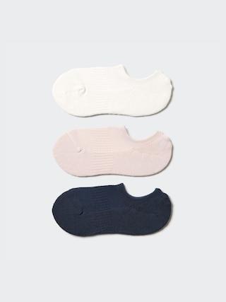 Womens Footsies 3 Pairs Off White US W 7.5-10 UNIQLO US Product Image