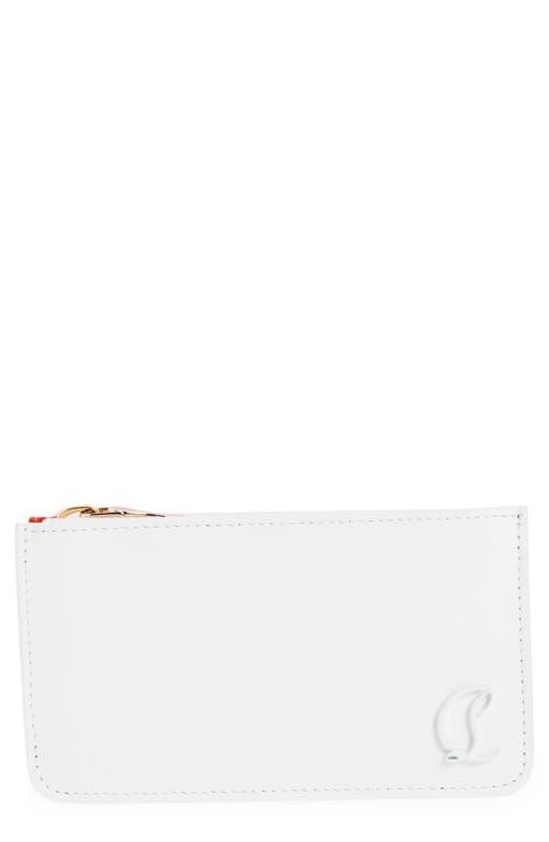 Christian Louboutin Loubi54 Leather Zip Card Case Product Image