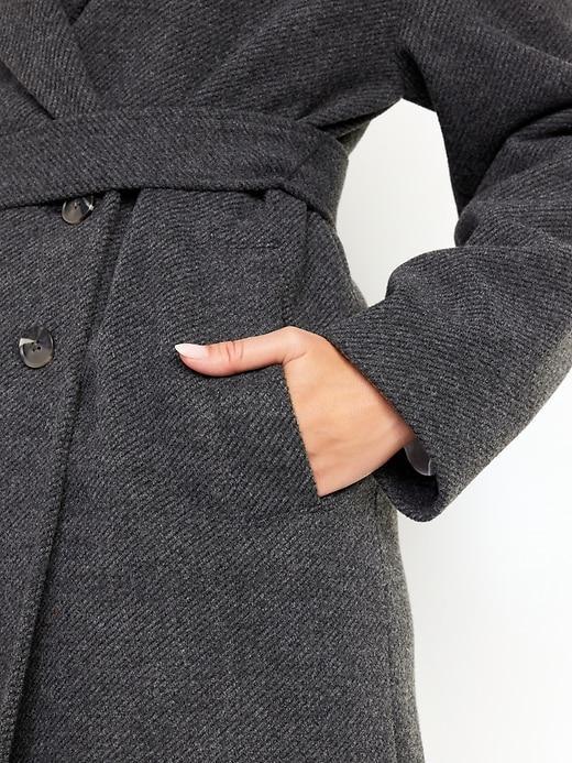 Oversized Belted Coat Product Image