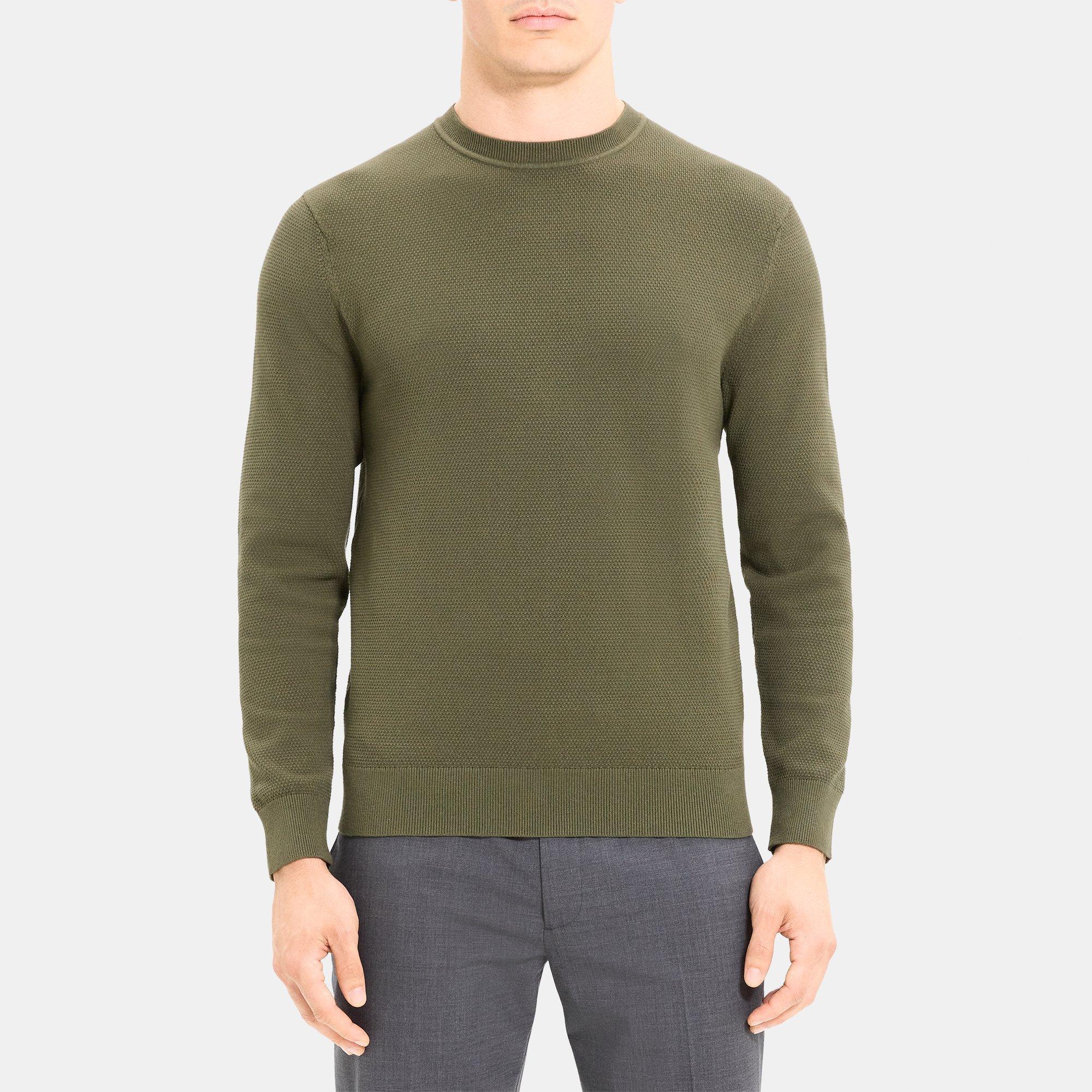 Viscose Knit Crewneck Sweater | Theory Outlet Product Image