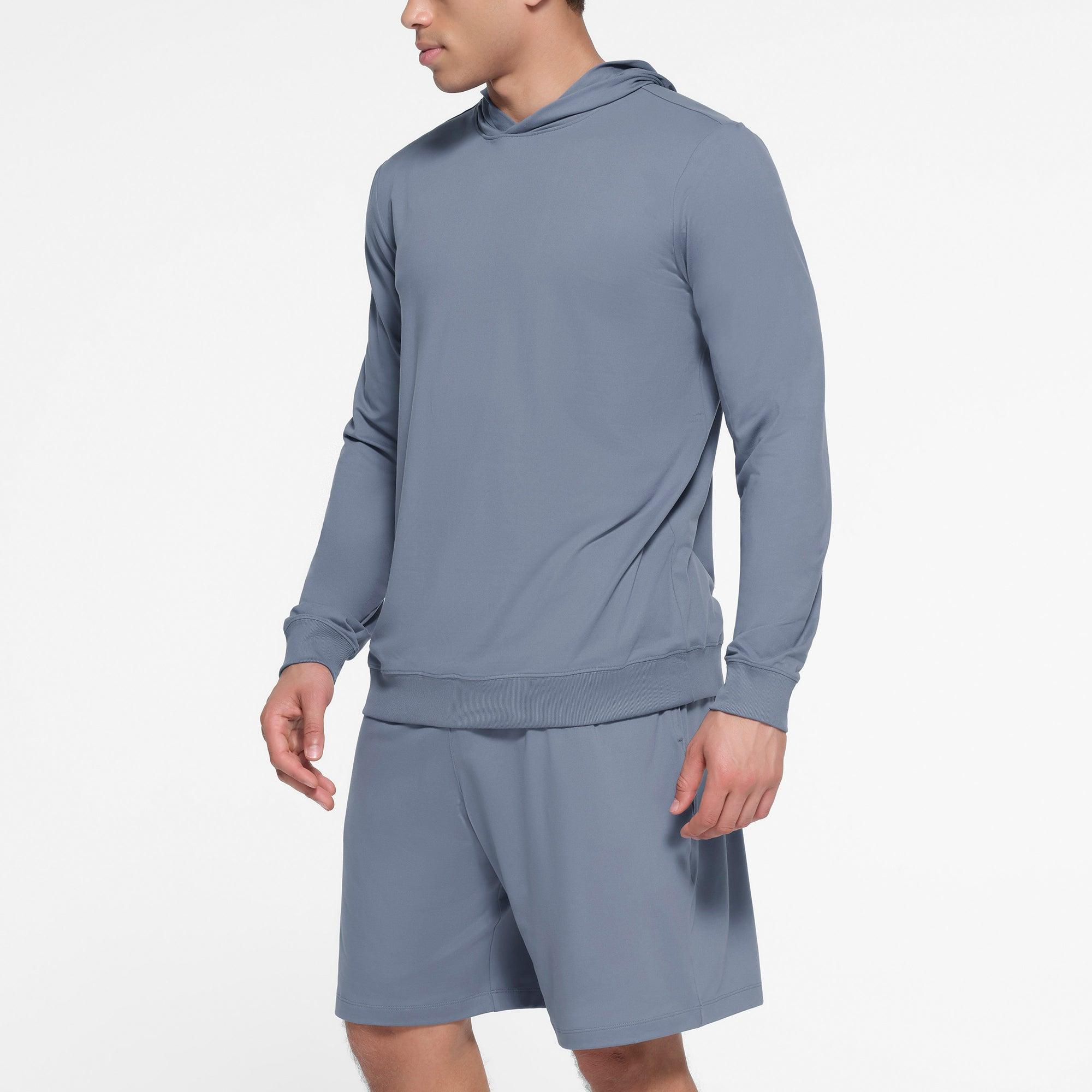 OUTDOOR JERSEY MENS CLASSIC HOODIE | STEEL BLUE Product Image