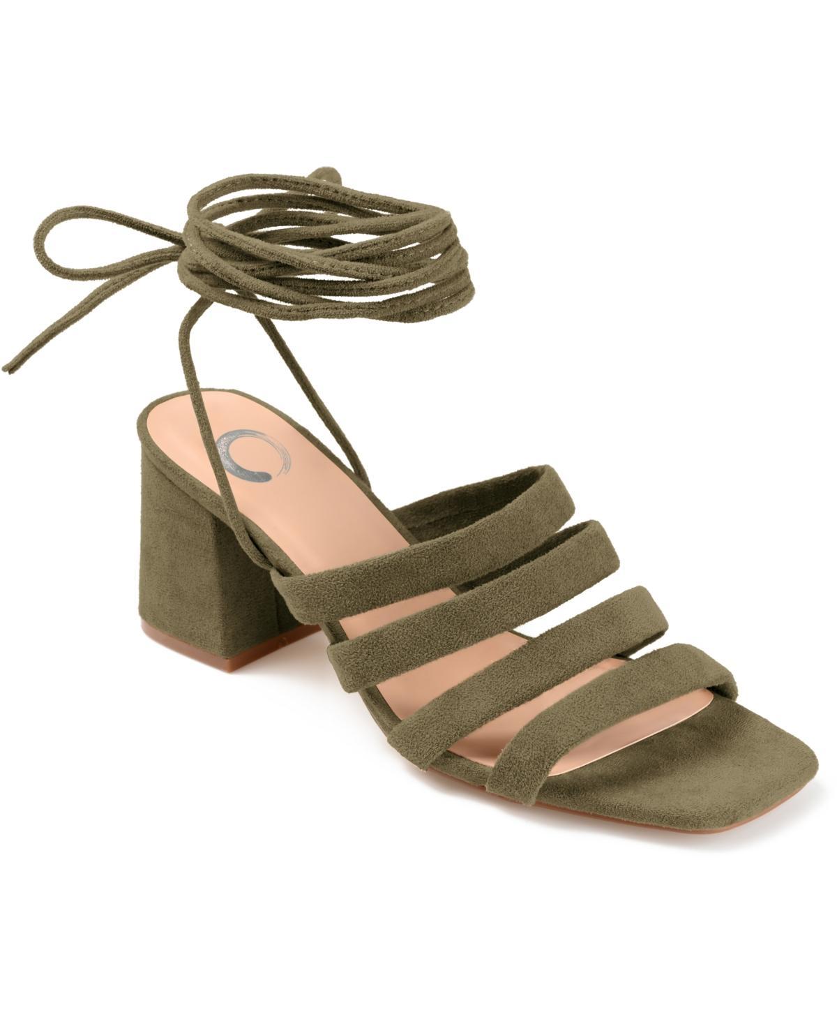 Journee Collection Womens Sevyn Tie-Up Sandals Product Image