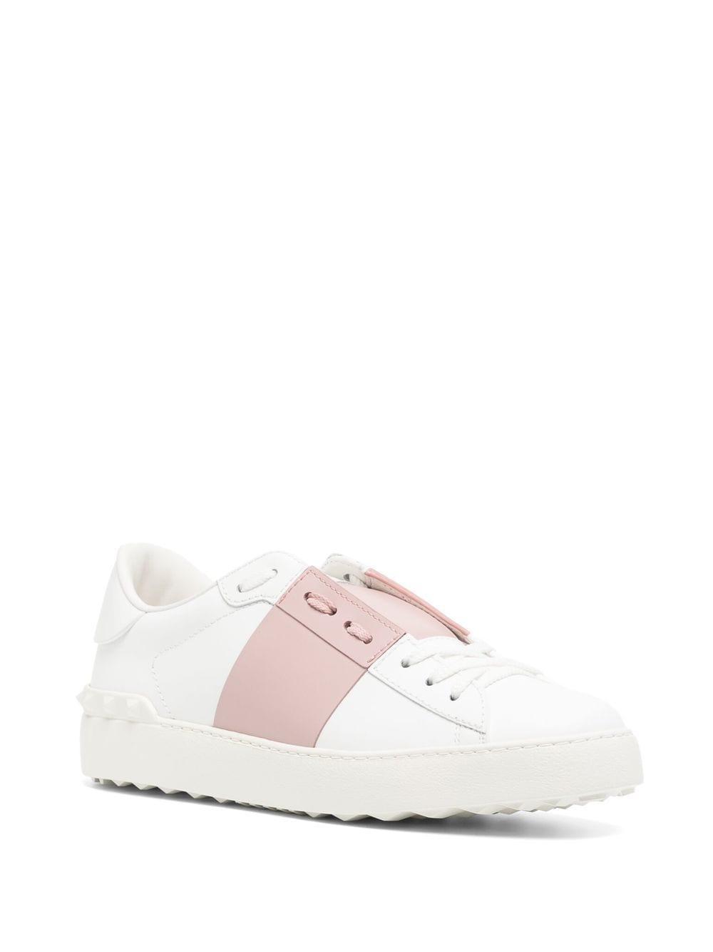 Open Sneaker In White,water Rose Product Image