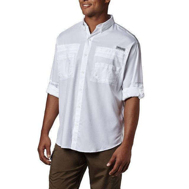 Mens Big & Tall Columbia Tamiami II Shirt White Product Image