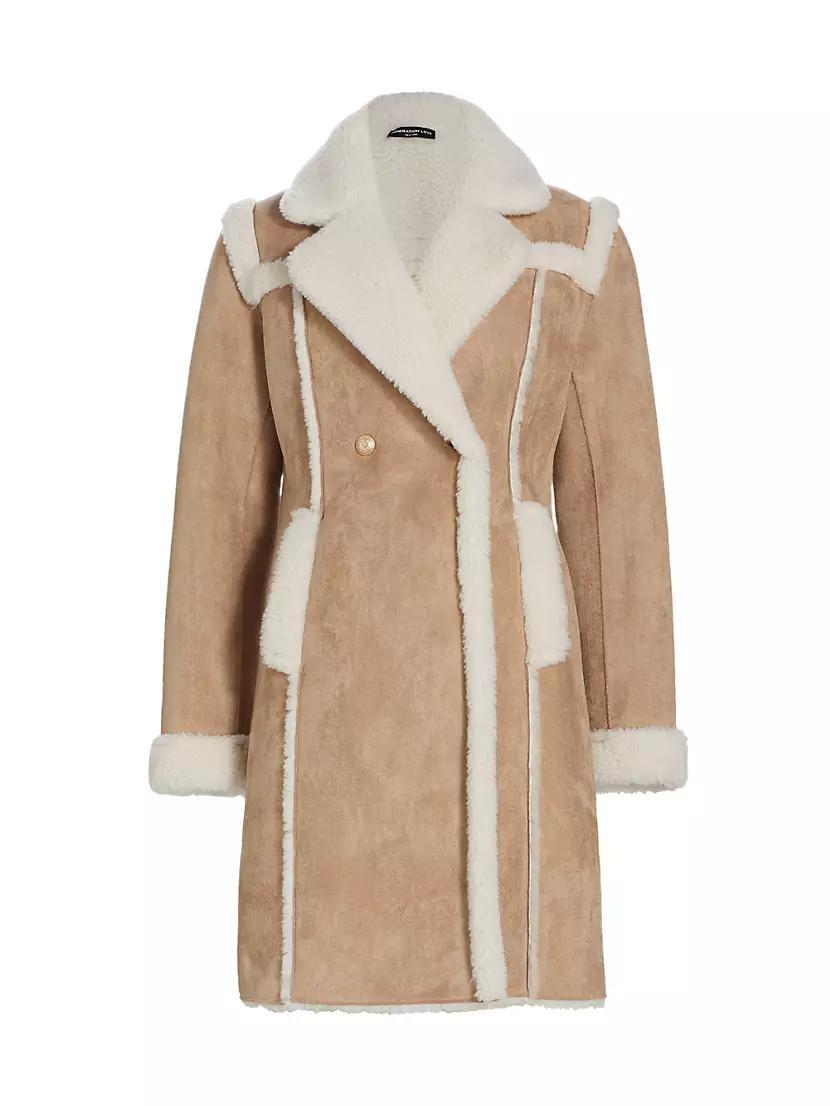 Scottie Faux Suede Shearling Coat Product Image