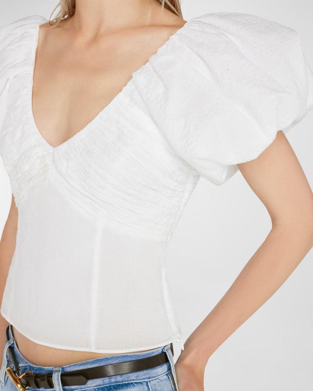 FRAME Puff Sleeve Top Product Image