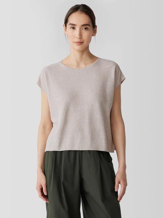 Organic Linen Cotton Square Top Product Image