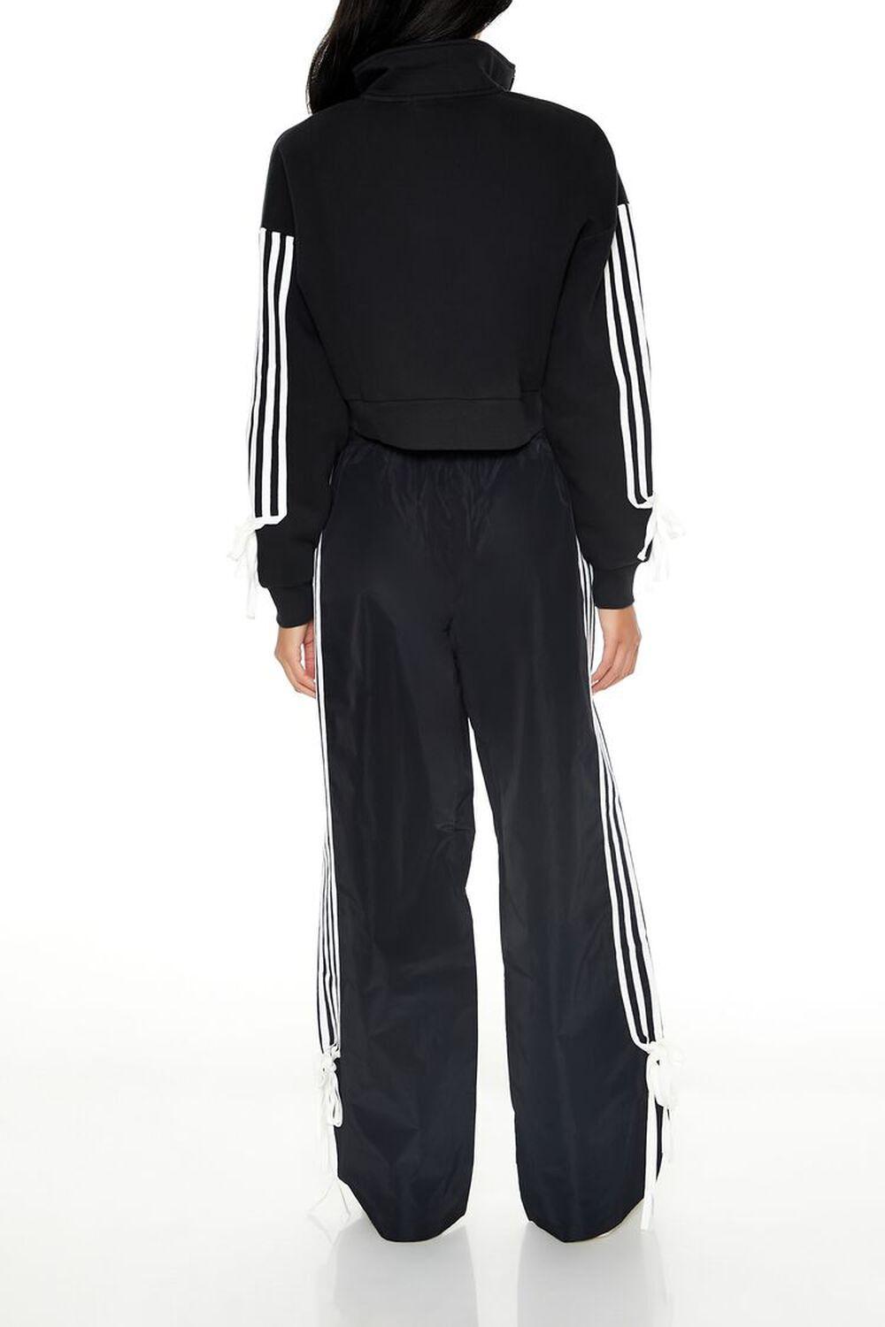 Mid-Rise Striped Bow Sweatpants | Forever 21 Product Image