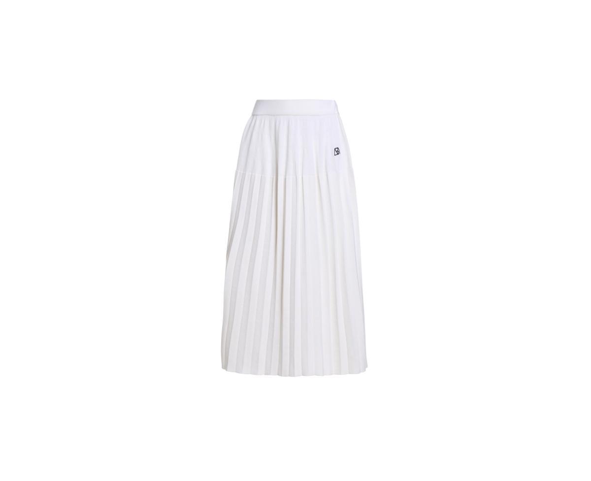 Womens Merino Pleated Skirt product image