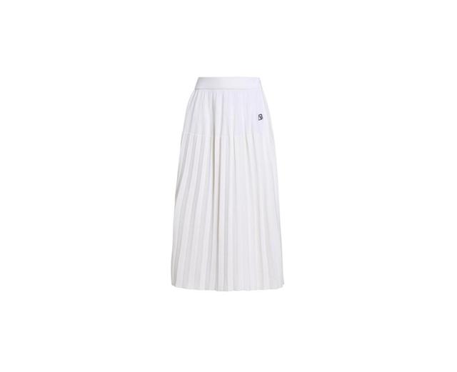 Womens Merino Pleated Skirt Product Image