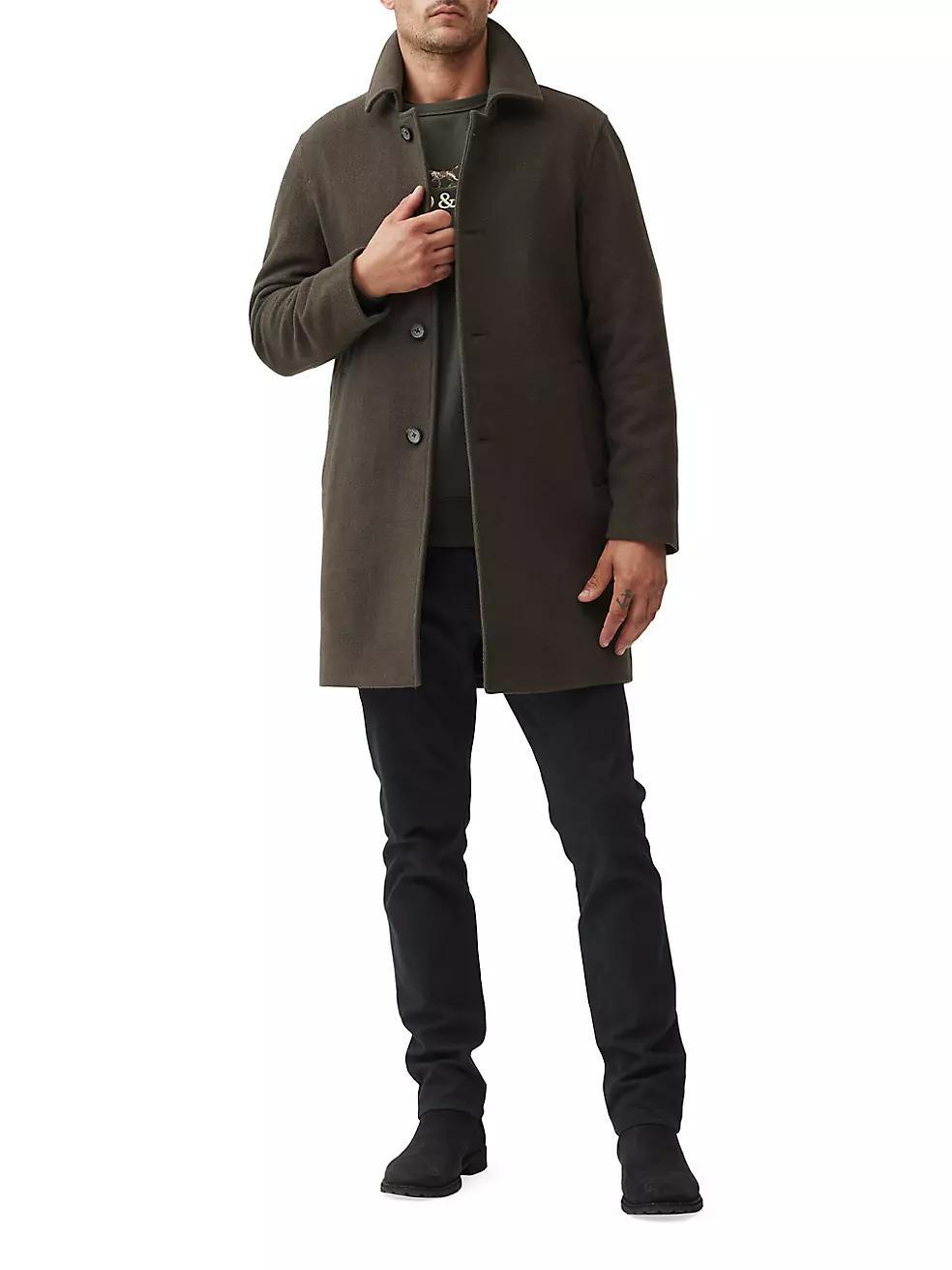 Mens Westgate Wool-Blend Car Coat Product Image