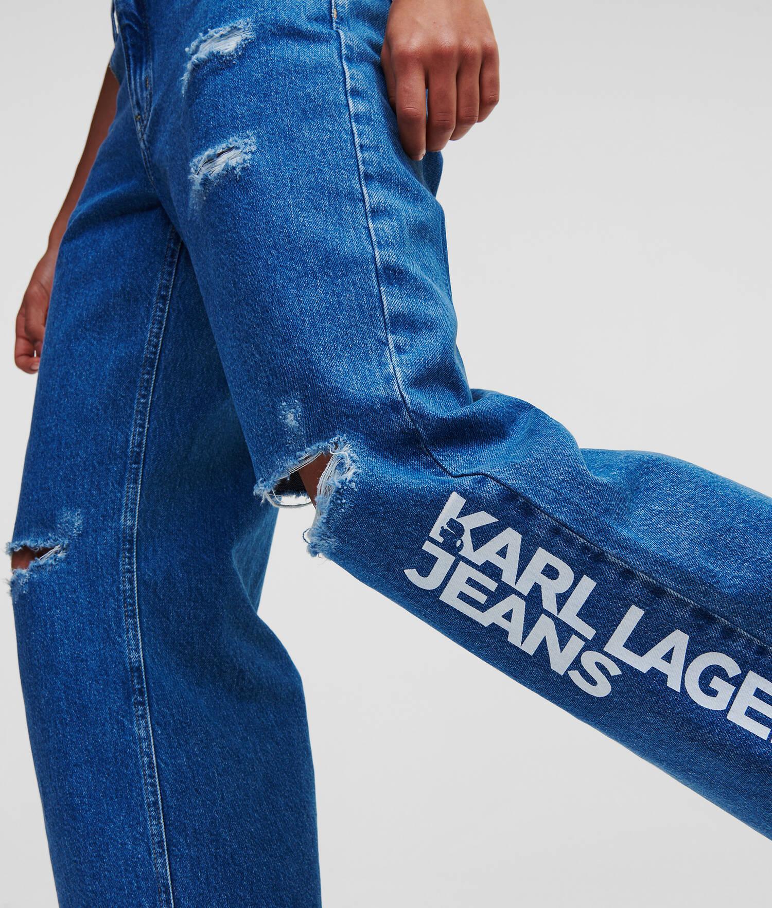 KLJ DISTRESSED RELAXED JEANS Product Image