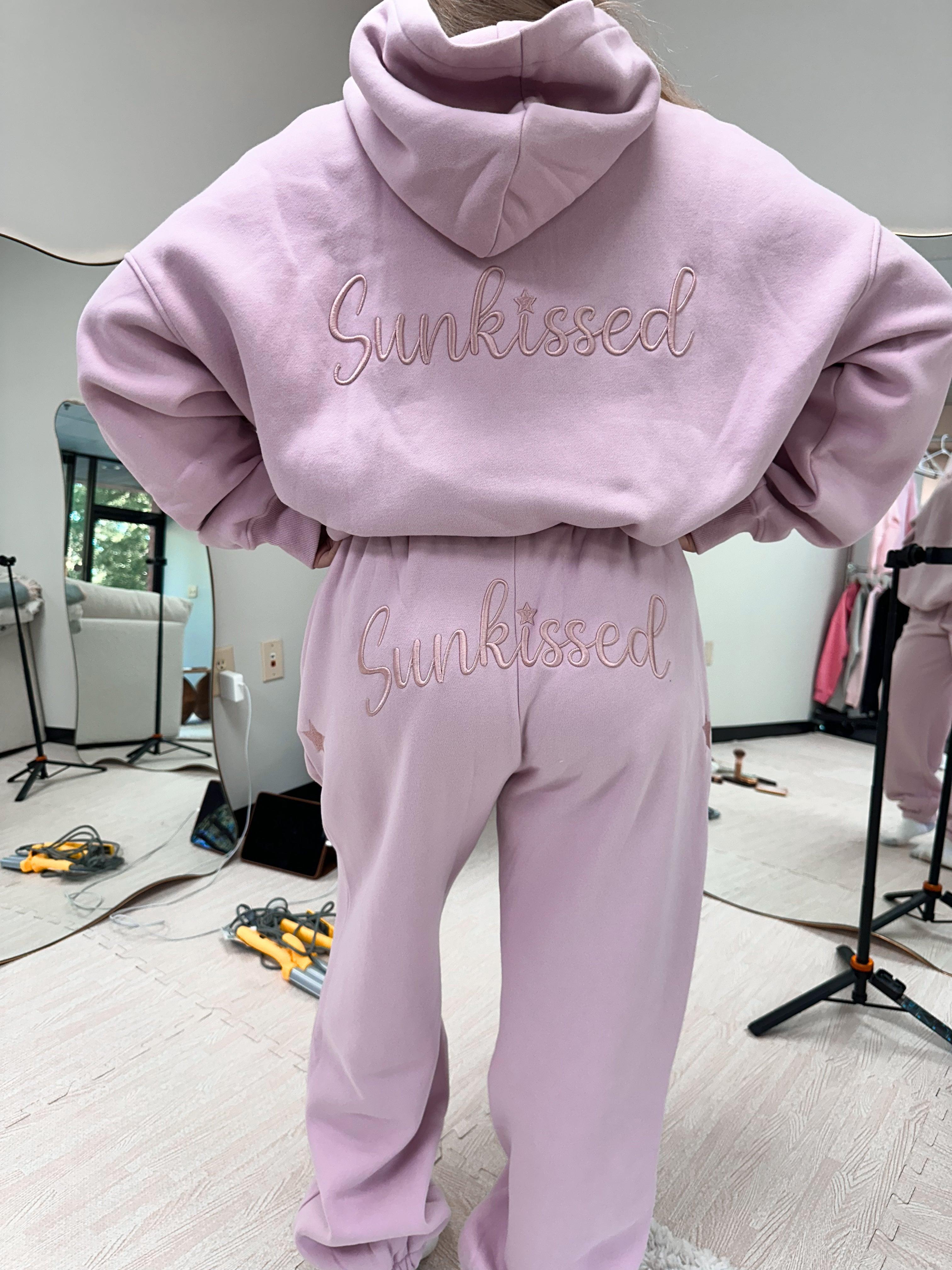 Sunkissed Cursive Embroider Jogger Sweatpants Product Image