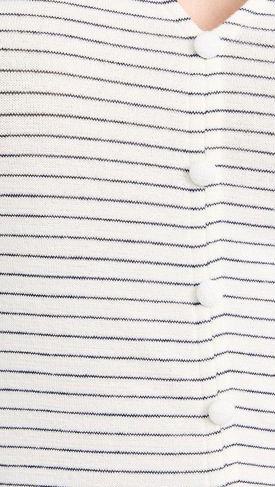 rag & bone The Knit Stripe Button Up Tank | Shopbop Product Image