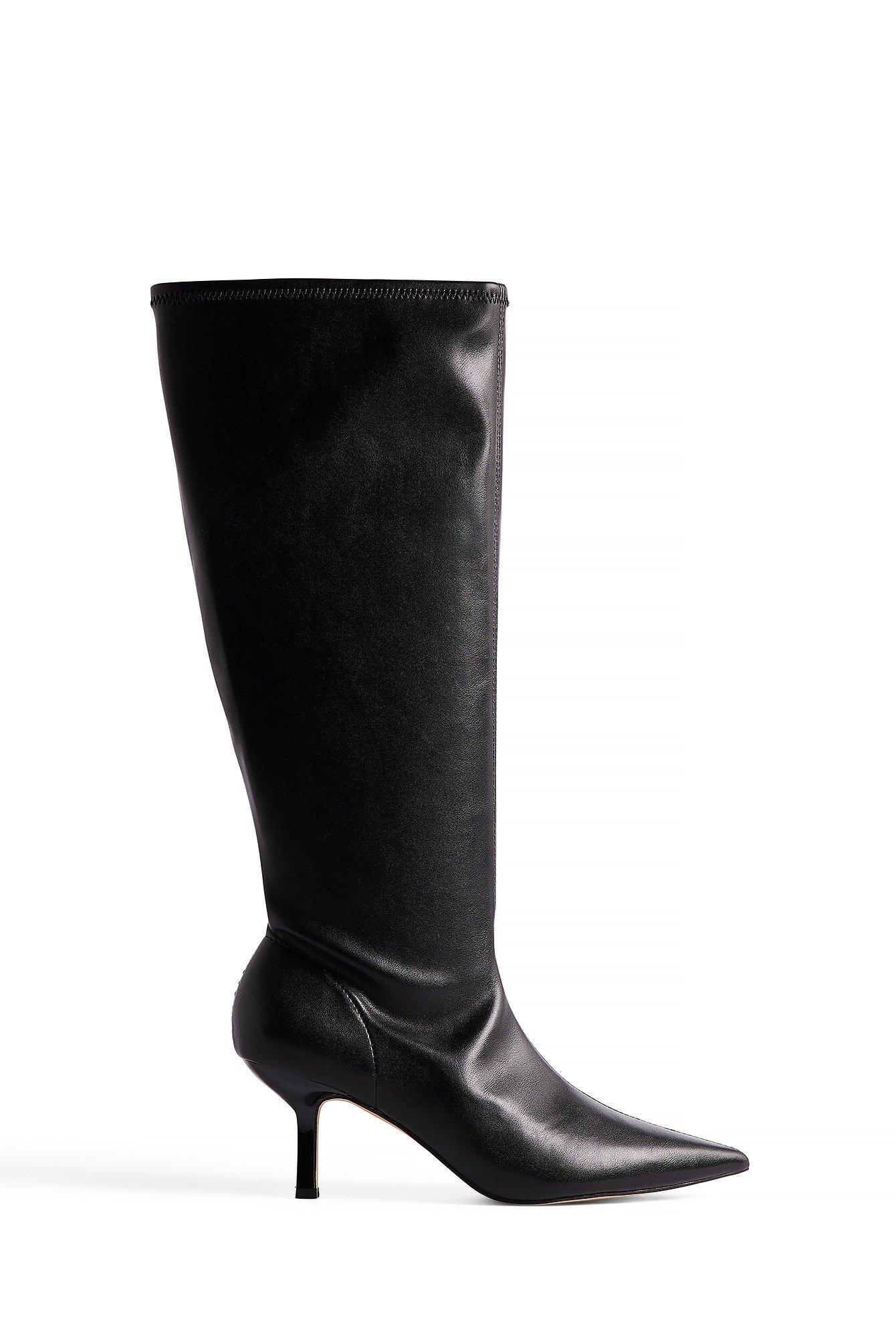 Knee High Low Heel Boots Product Image