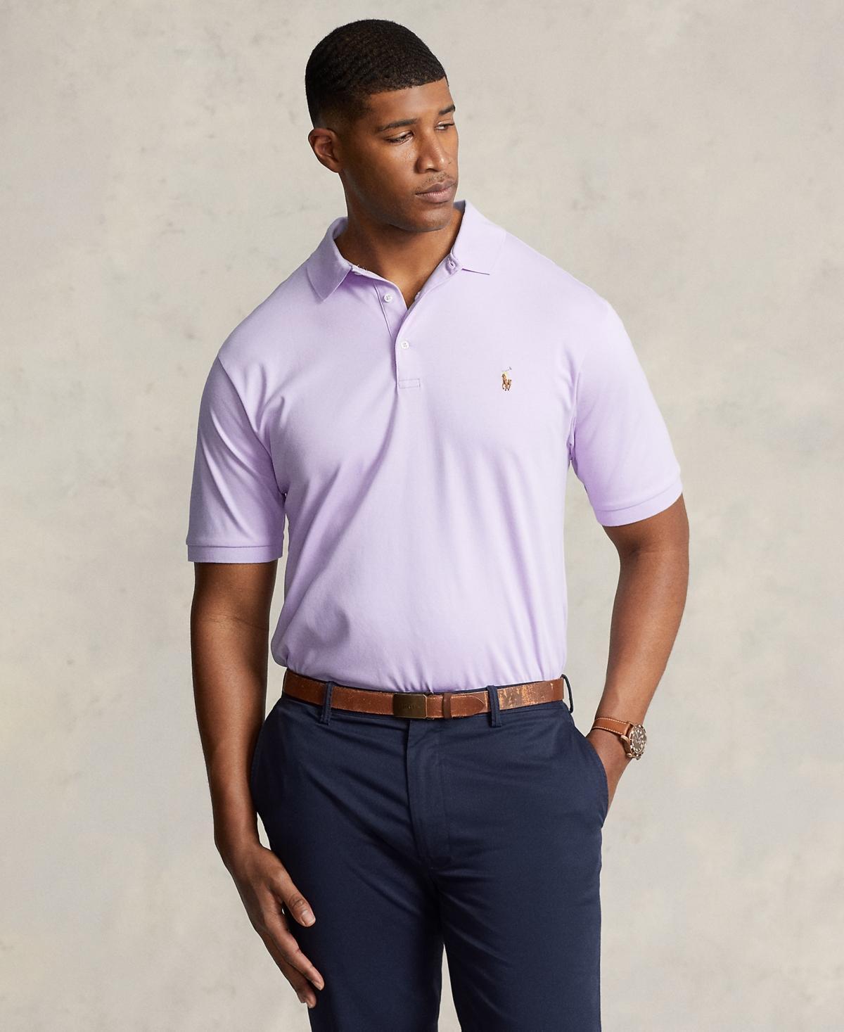 Polo Ralph Lauren Big  Tall Classic-Fit Multi-Colored Pony Soft Cotton Polo Shirt Product Image