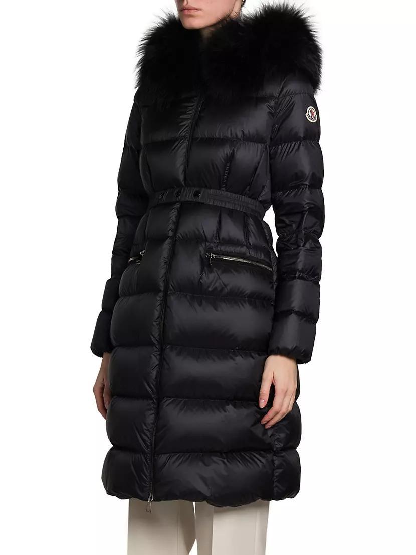 Boedic Belted Coat with Removable Shearling Trim Product Image