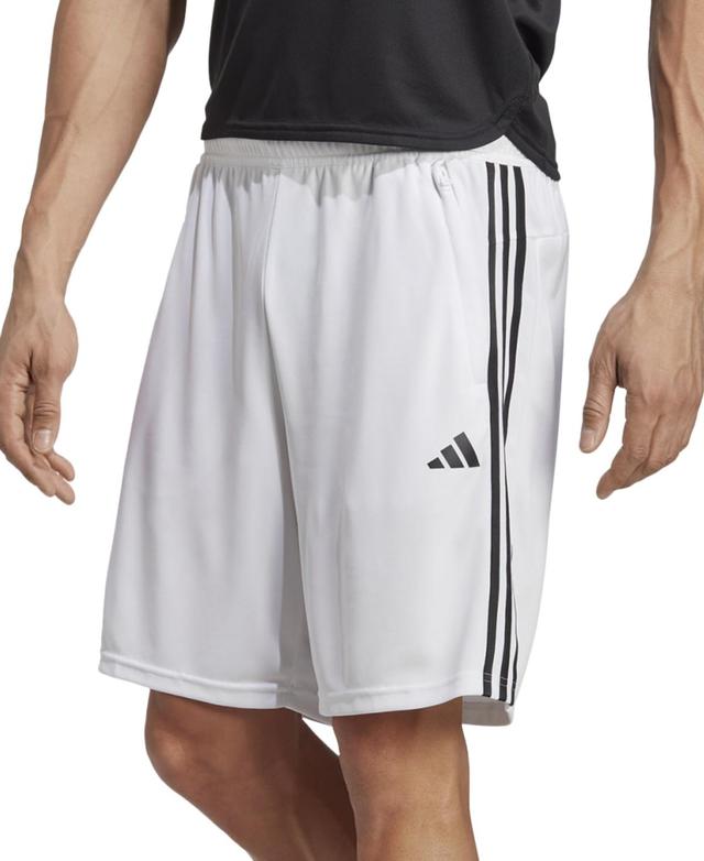 Mens adidas Train Essentials Piqu 3-Stripes Training Shorts Product Image